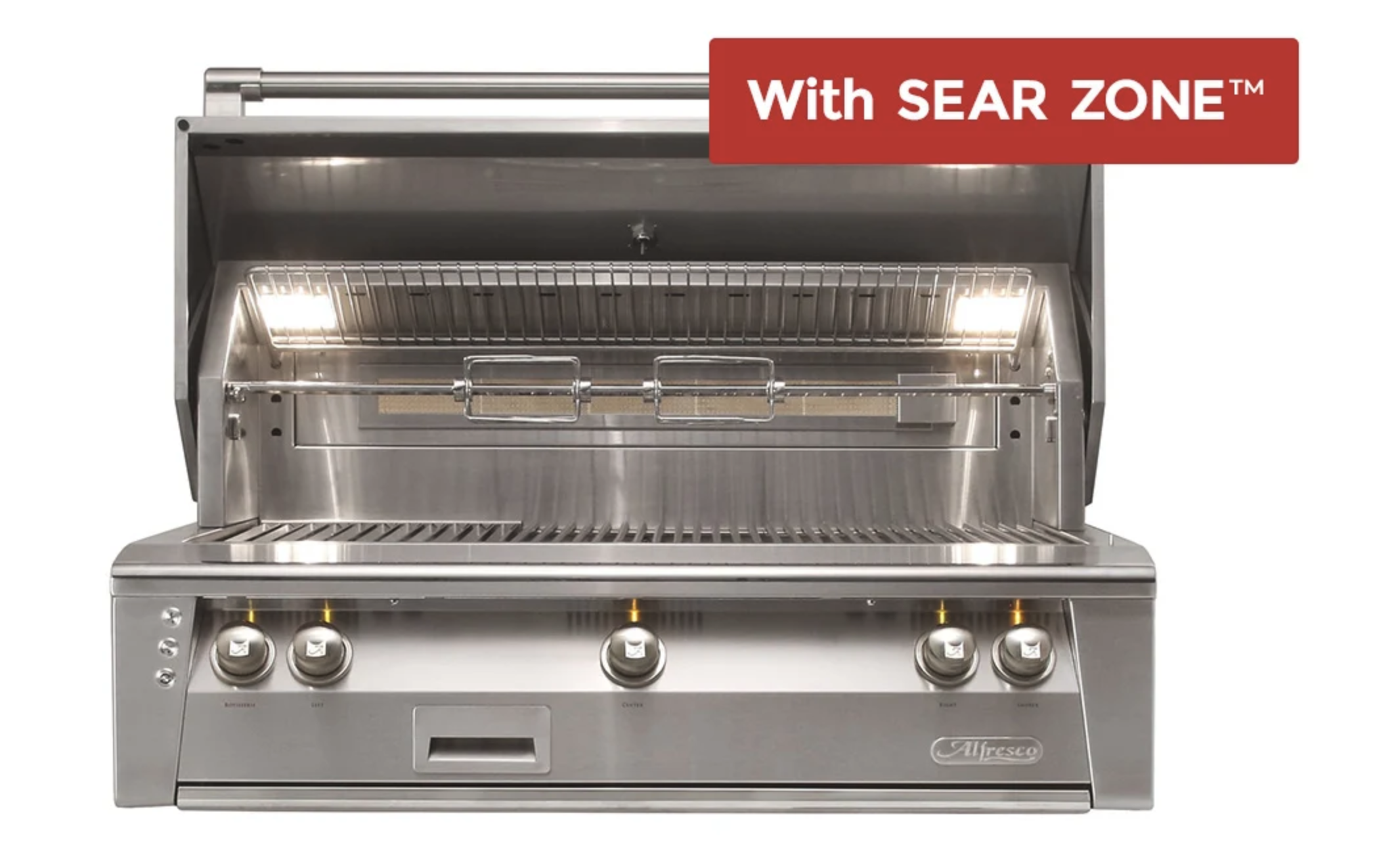 Alfresco 42" Built-In Gas Grill with Sear Zone