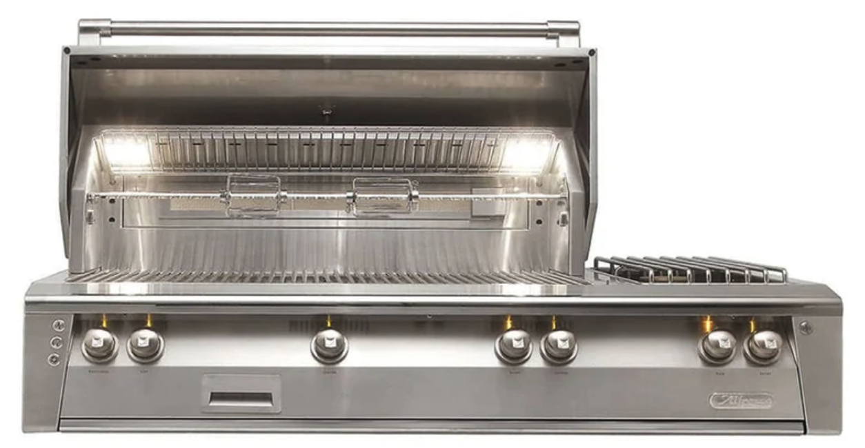 Alfresco 56" Built-In Gas Grill w/side burner