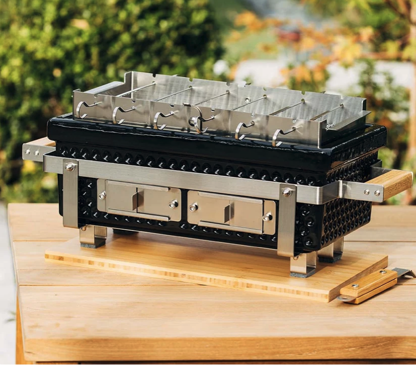 Ash & Ember 16" Tabletop Hibachi & Skewer Set image — photo 2
