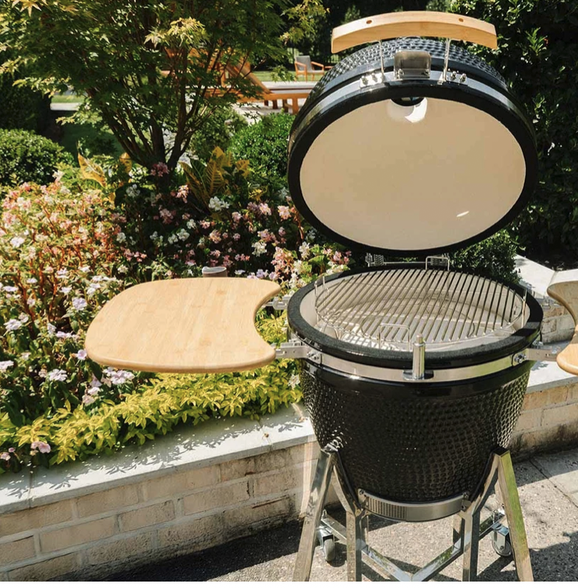 Ash & Ember 18" Kamado Grill with Stainless Steel Base image — photo 2
