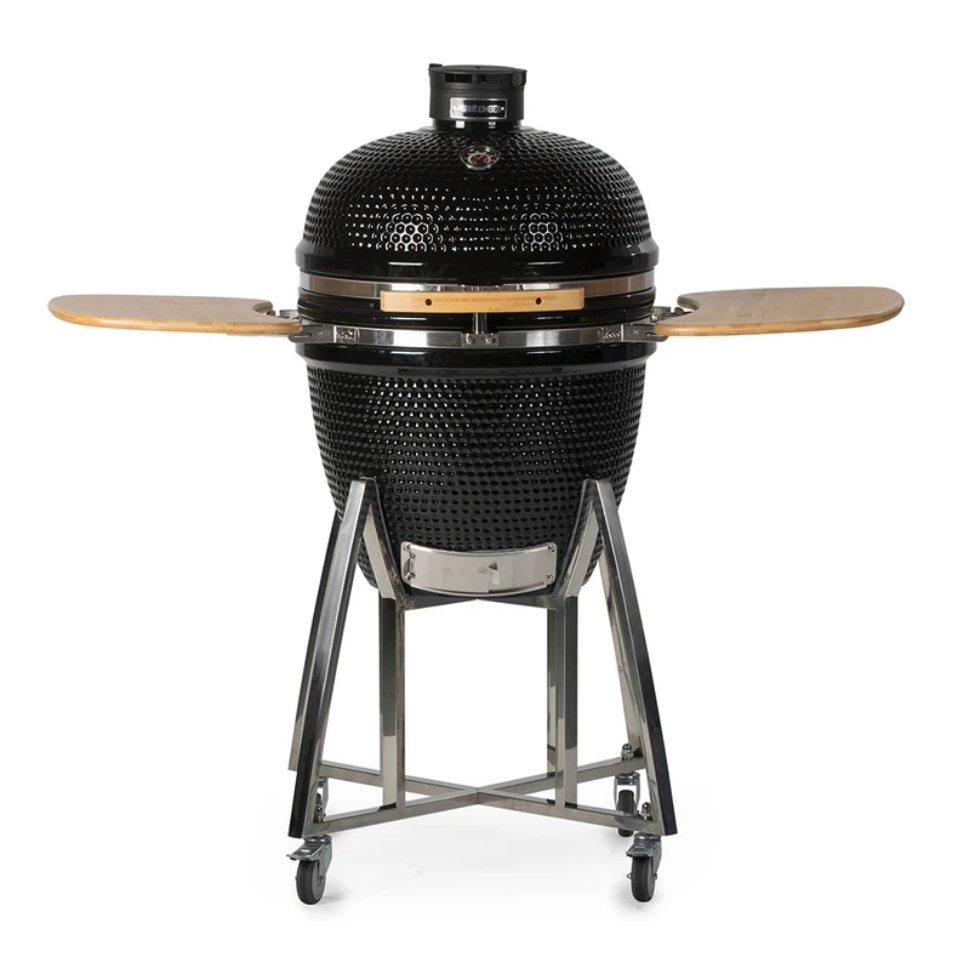 Ash & Ember 18" Kamado Grill with Stainless Steel Base