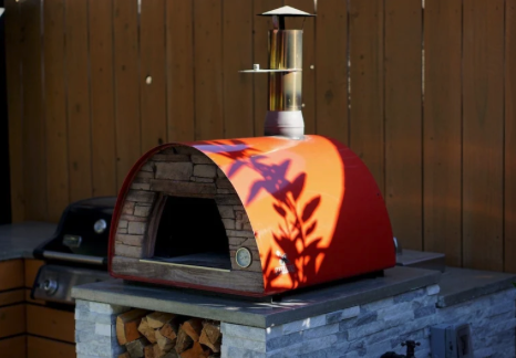 Authentic Pizza Ovens MAXIMUS MOBILE PIZZA OVEN RED image — photo 4