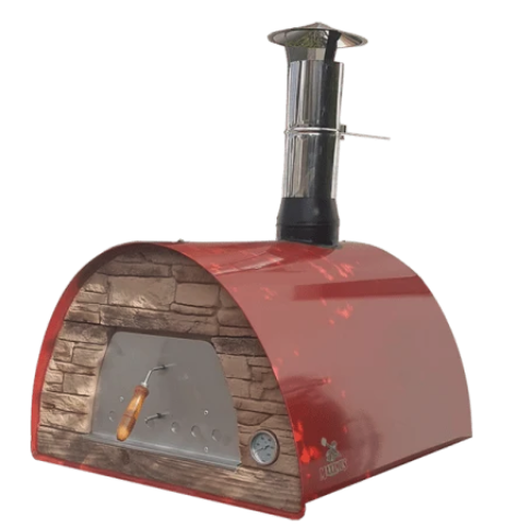 Authentic Pizza Ovens MAXIMUS MOBILE PIZZA OVEN RED