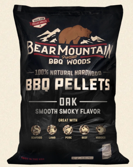 BEar Mountain Oak BBQ Wood Pellets