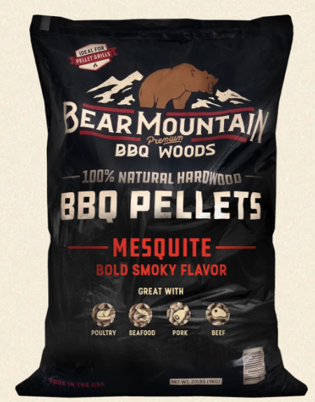 Bear Mountain Mesquite BBQ Wood Pellets