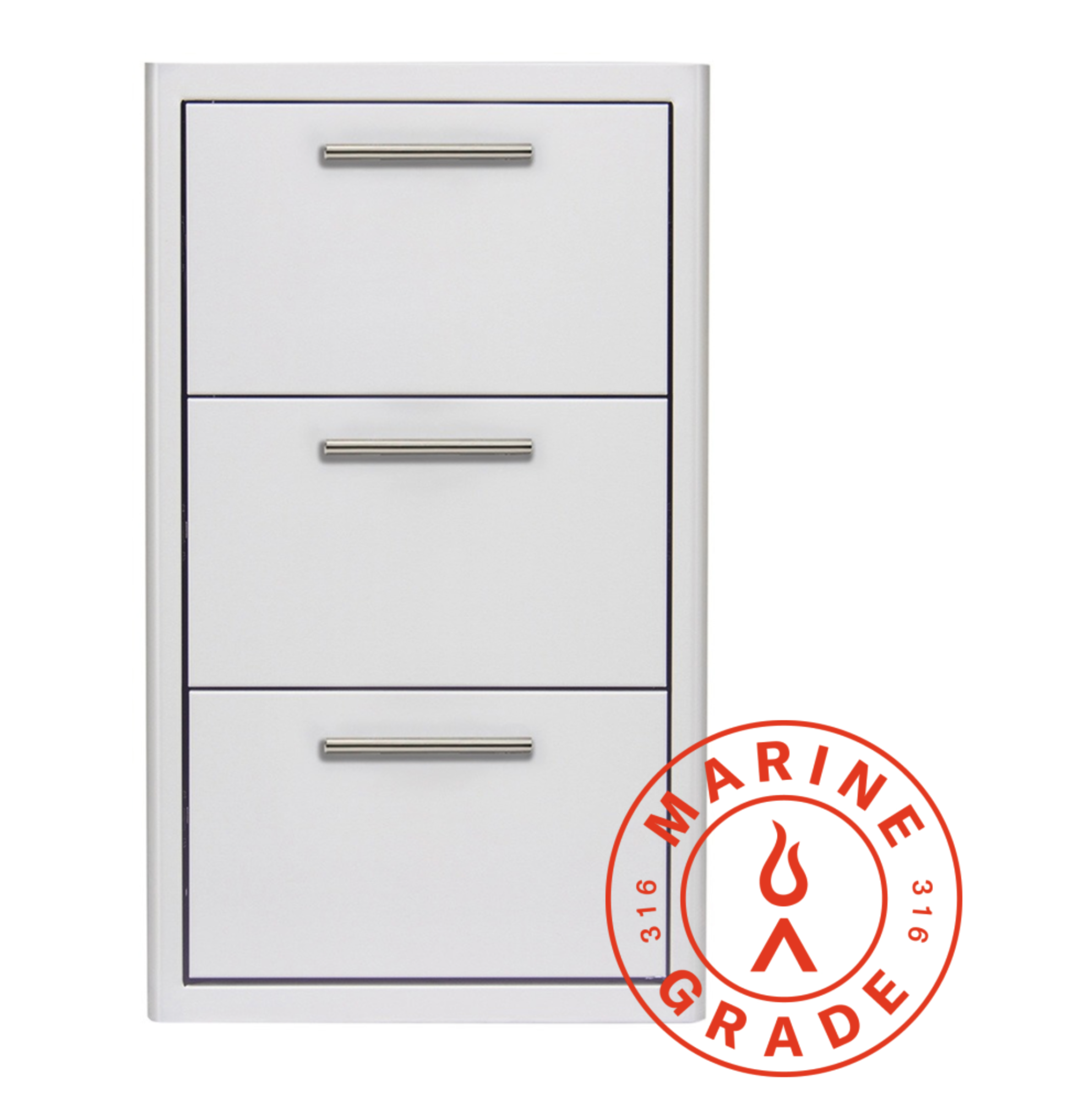 Blaze Marine Grade 16-Inch Triple Access Drawer