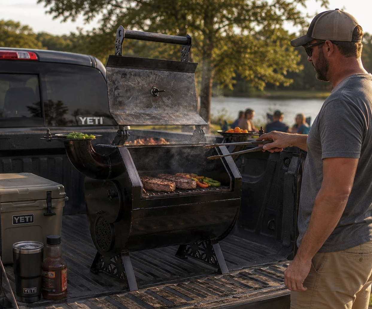 Blue Collar Pyro-Cell Charcoal & Wood Grill image — photo 3