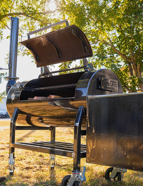 Cen-Tex Century Line 120 Gallon Offset Smoker image — photo 4
