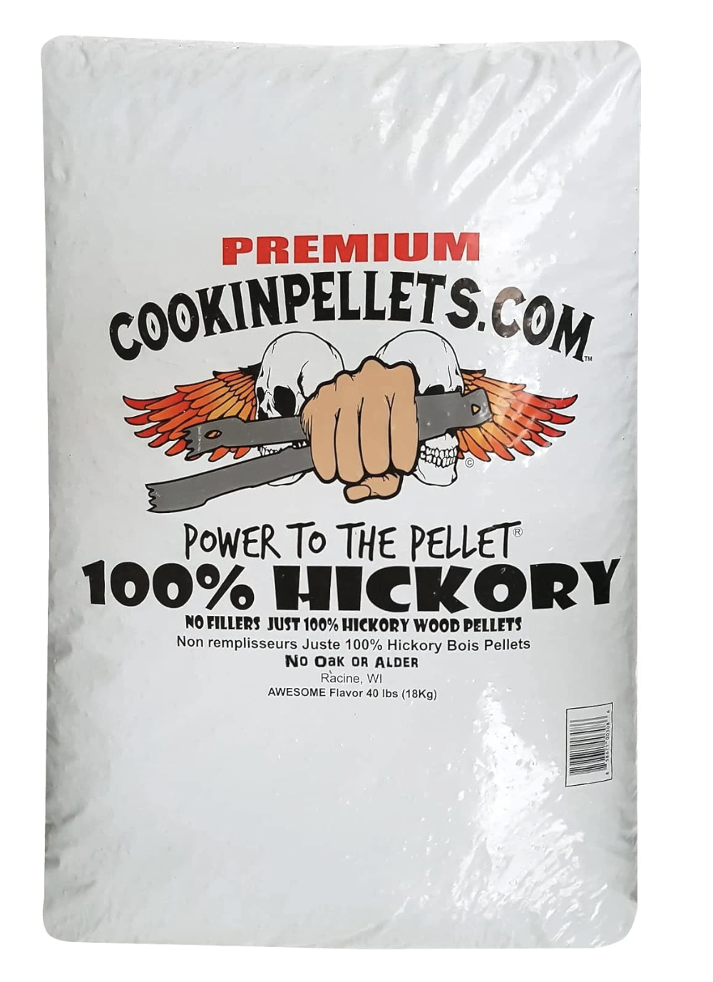 Cookin Pellets Hickory Natural Hardwood Pellets