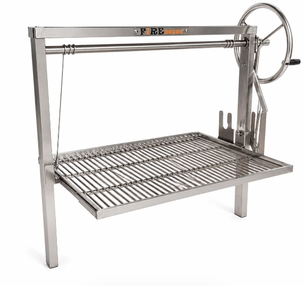 Firebuggz SST Santa Maria Drop In Grill with Round Smokeless Insert and Rotisserie Brackets image — photo 2