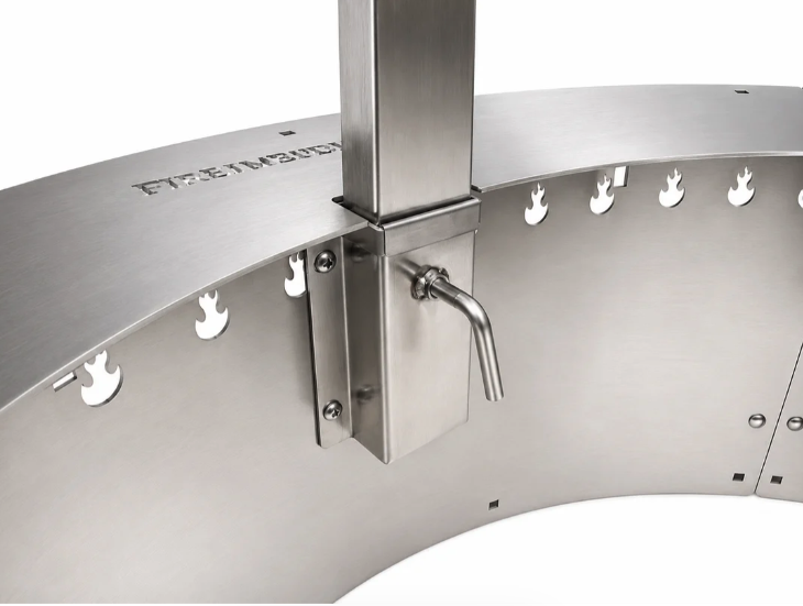 Firebuggz SST Santa Maria Drop In Grill with Round Smokeless Insert and Rotisserie Brackets image — photo 5