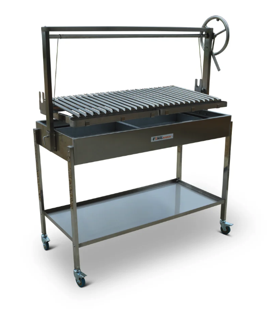 Firebuggz Santa Maria with Cart SST Large Size with V Grill Design