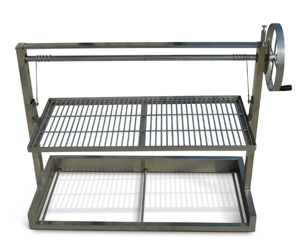 Firebuggz Stainless Steel Santa Maria 32x16 Grill with Rotisserie Brackets image — photo 4