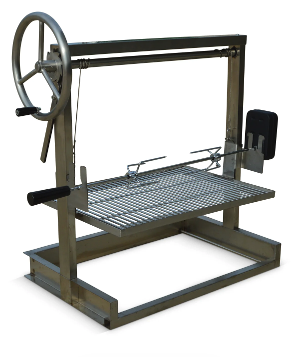 Firebuggz Stainless Steel Santa Maria Grill 24 x 16 with Rotisserie Kit image — photo 2