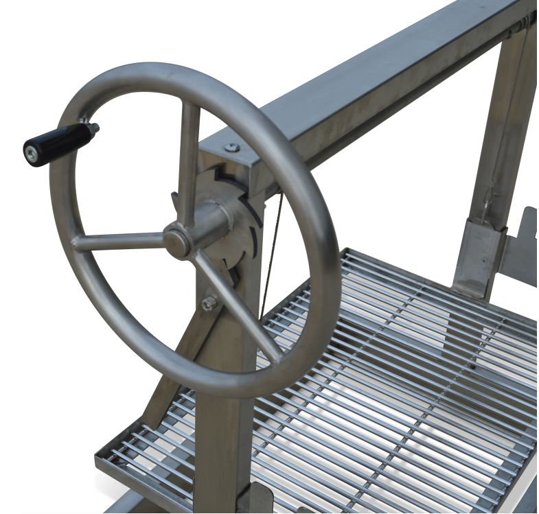 Firebuggz Stainless Steel Santa Maria Grill 24 x 16 with Rotisserie Kit image — photo 5