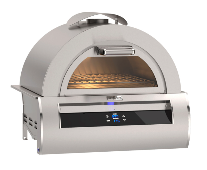 FireMagic Echelon Black Glass Pizza Oven
