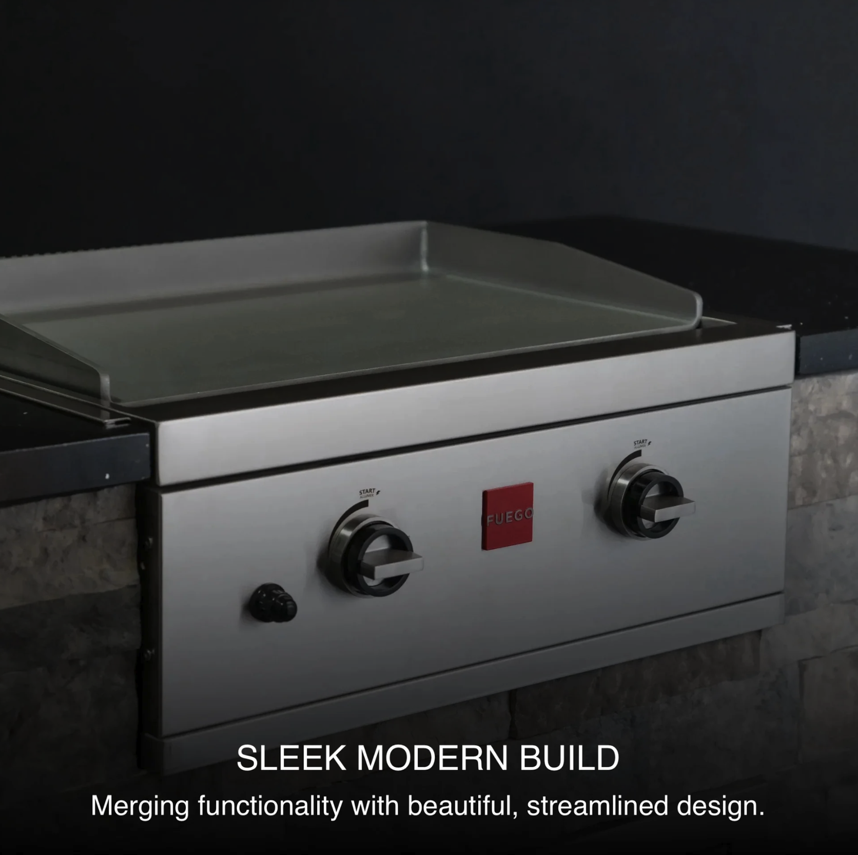 Fuego F27S-Griddle-B 27" Built-In 304SS Gas Griddle image — photo 3
