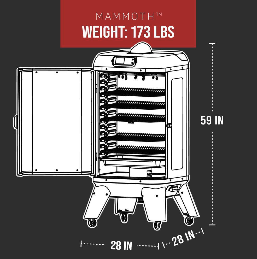 Grilla Mammoth® Vertical Pellet Smoker image — photo 3