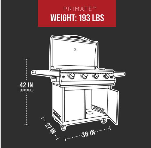 Grilla Primate Gas Grill and Griddle image — photo 4