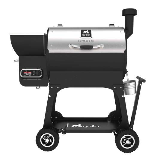 Grilla Silverbac® 2.0 Wood Pellet Grill with All-Terrain Cart image — photo 3
