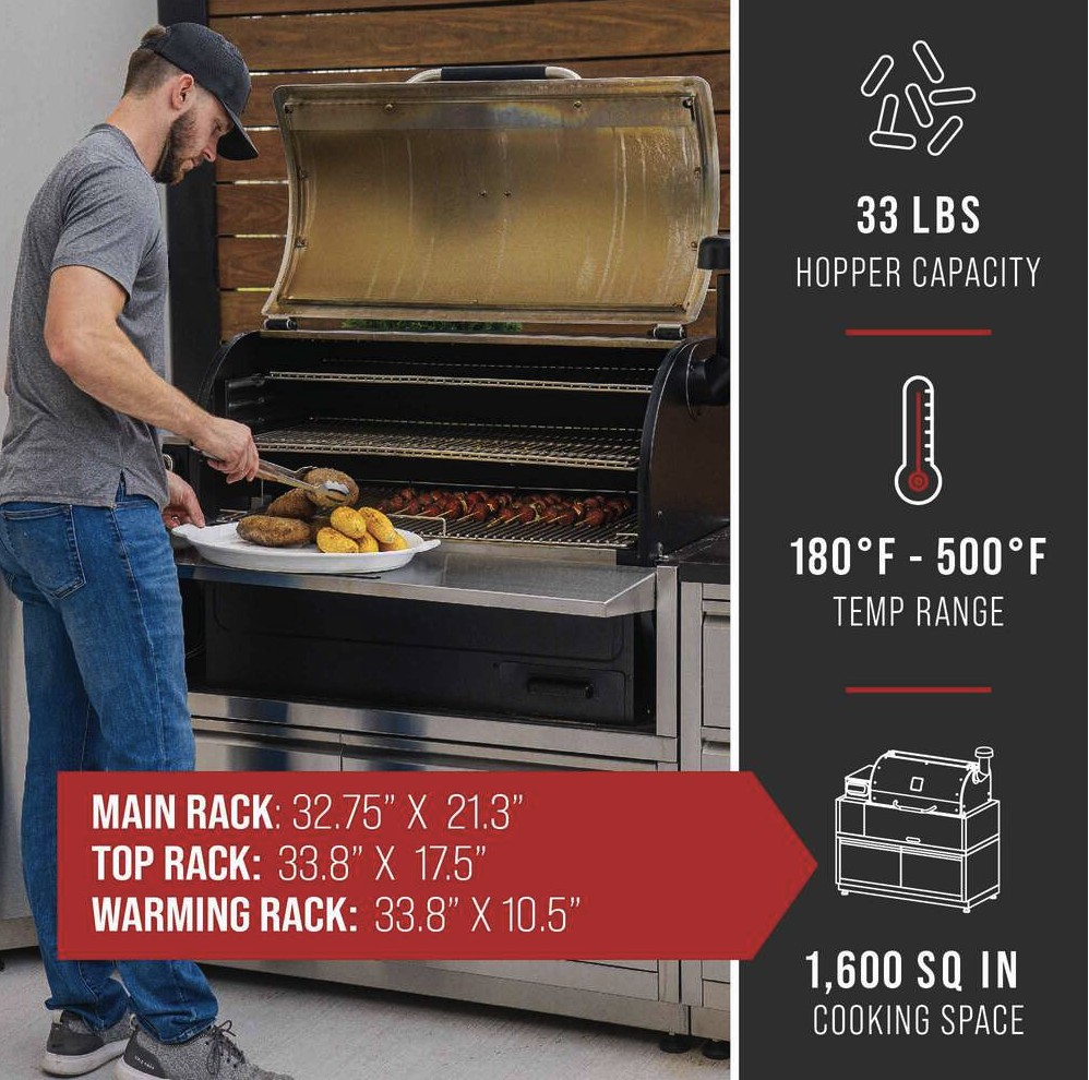 Grilla Silverbac® 2.0 XL Wood Pellet Grill Built-In image — photo 4
