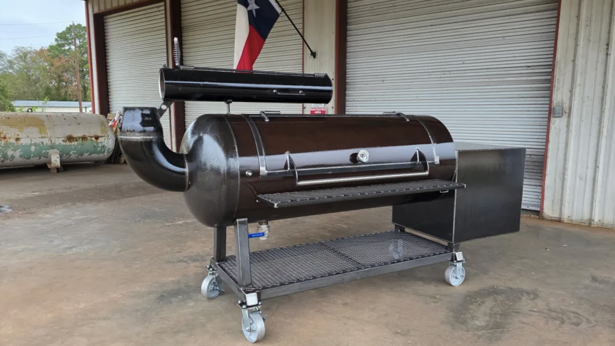 Heirloom Pits 26" 160 Gallon Offset Smoker