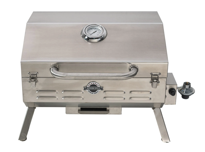 Jackson Grills Versa 100 Portable Stainless Steel Gas Grill