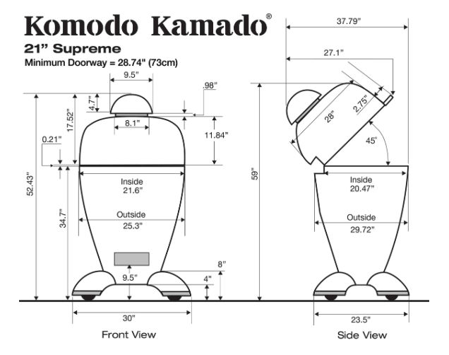 Komodo Kamado 21" Supreme Kamado Grill image — photo 2