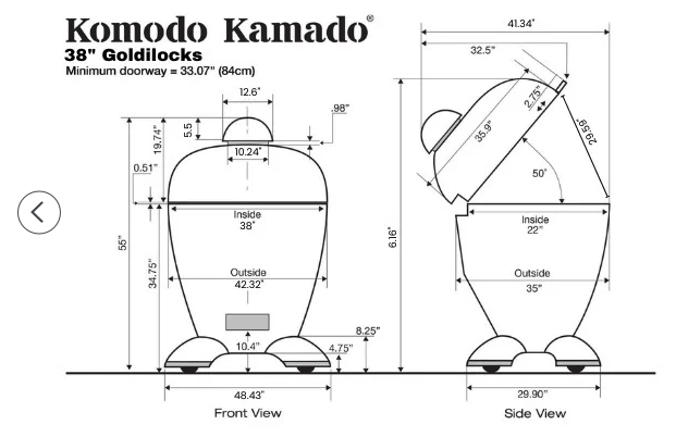 Komodo Kamado 38" Goldilocks Kamado Grill image — photo 3