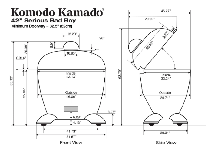Komodo Kamado 42" Serious Big Dad Grill image — photo 5