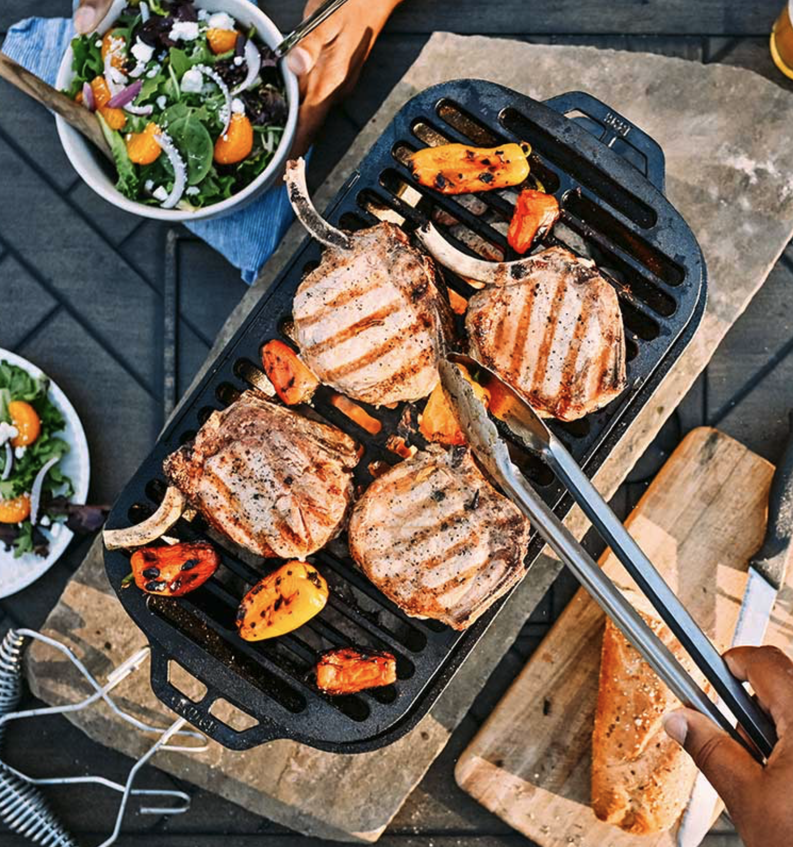 Lodge Cast Iron Sportsman's Pro Cast Iron Grill image — photo 4