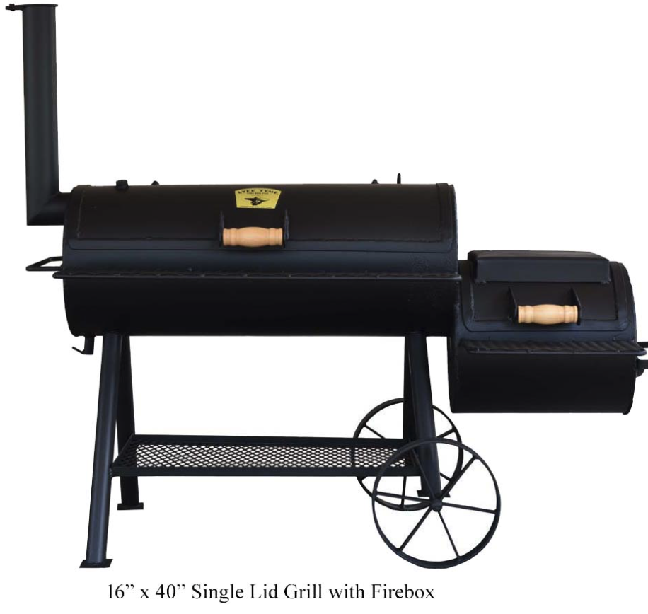 Lyfe Time Single Lid Offset Smoker Grill image — photo 3