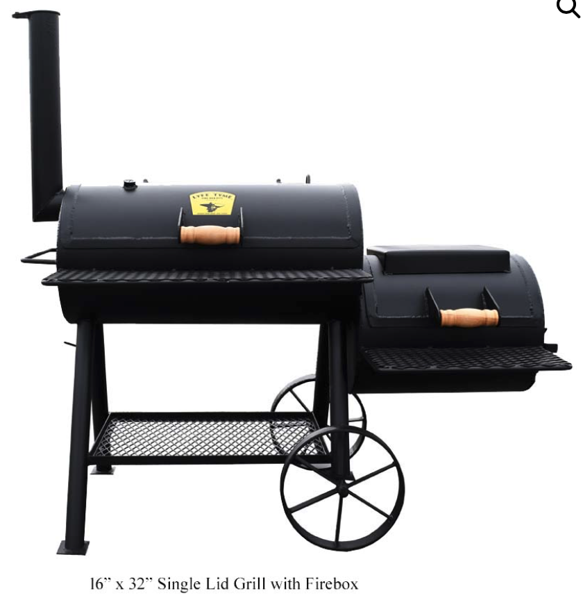 Lyfe Time Single Lid Offset Smoker Grill