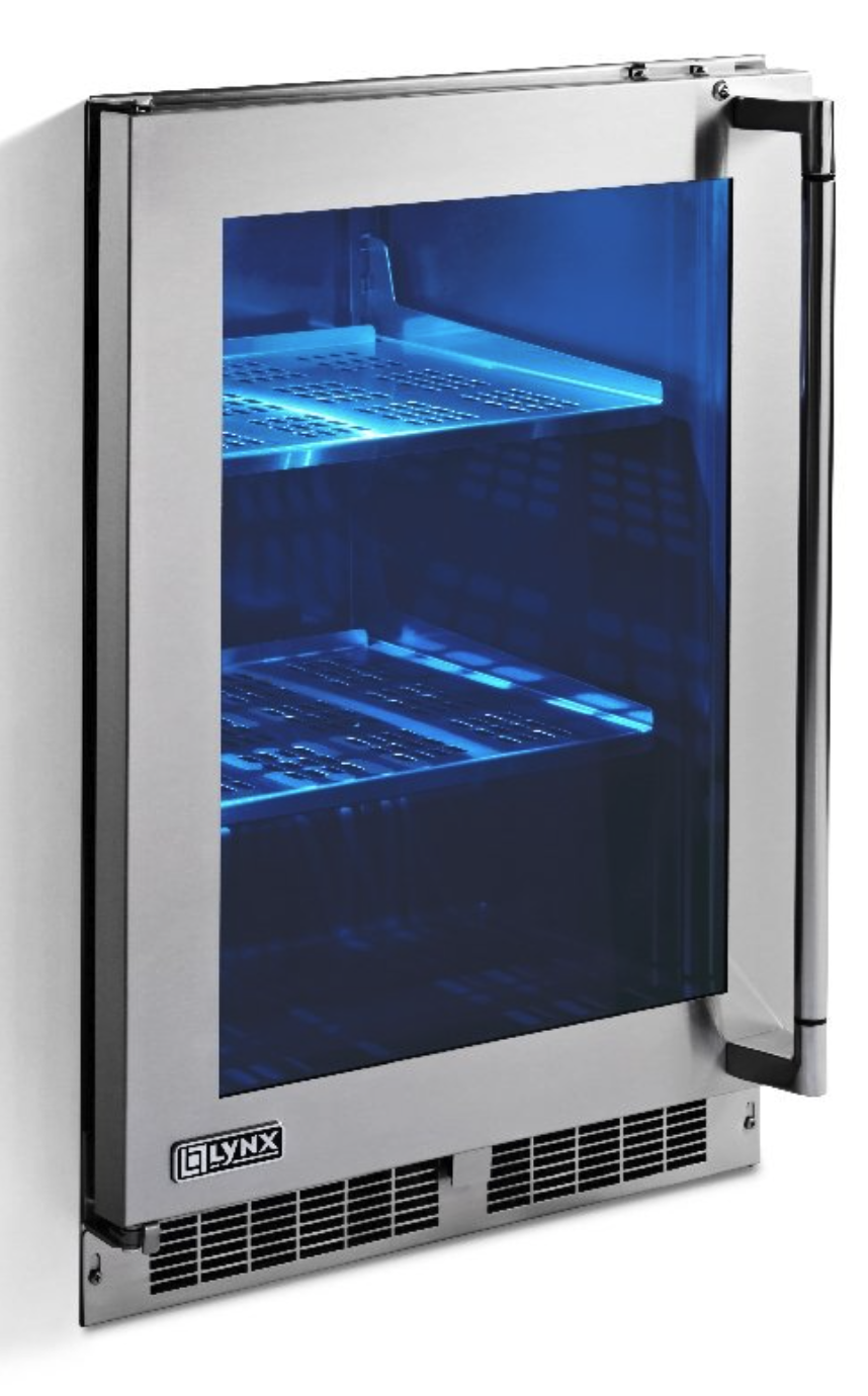 Lynx 24" Outdoor Professional Refrigerator with glass door image — photo 2