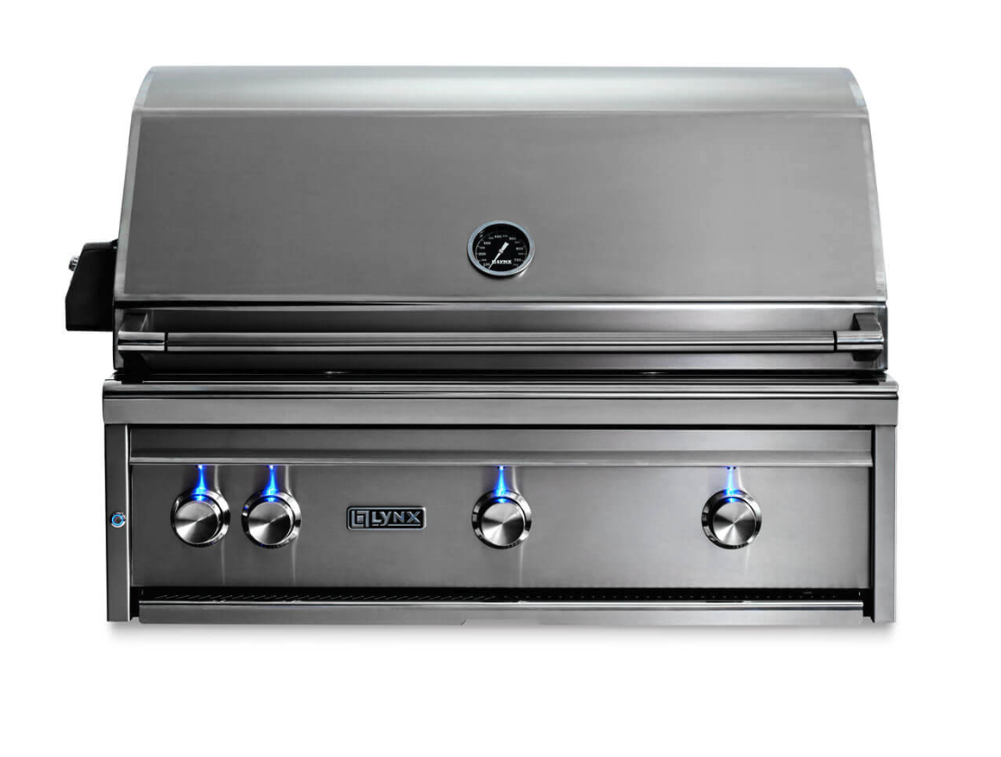 Lynx 36" Professional Built-in Grill with all trident infrared burners and Rotisserie