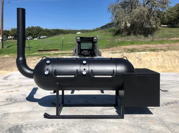 Moberg 250 Gallon Offset Smoker on Skids