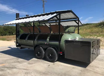 Moberg 2x1000 Gallon Offset Smoker image