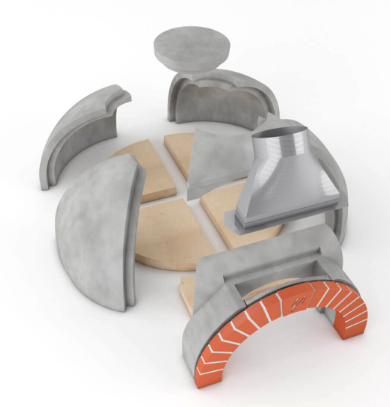 Mugnaini Model 100 Masonry Pizza Oven Kit image — photo 3