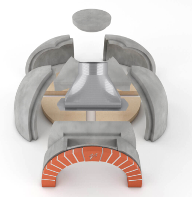 Mugnaini Model 100 Masonry Pizza Oven Kit image — photo 4