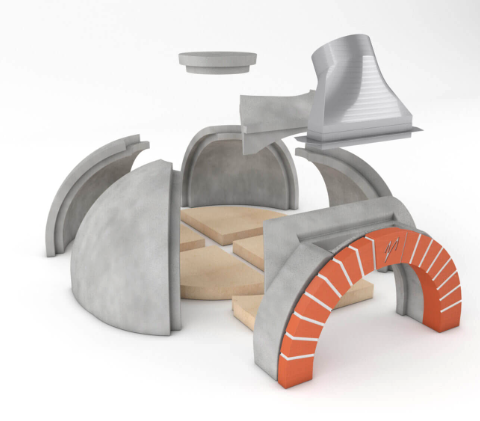 Mugnaini Model 100 Masonry Pizza Oven Kit image — photo 5