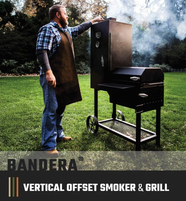 Oklahoma Joe's Bandera Vertical Offset Smoker & Grill image — photo 2