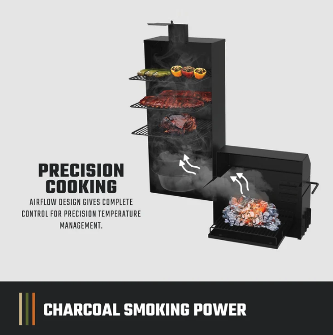 Oklahoma Joe's Bandera Vertical Offset Smoker & Grill image — photo 3