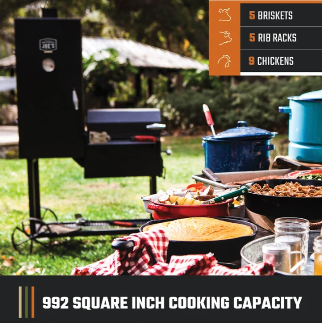 Oklahoma Joe's Bandera Vertical Offset Smoker & Grill image — photo 4
