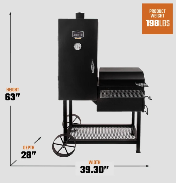 Oklahoma Joe's Bandera Vertical Offset Smoker & Grill image — photo 5