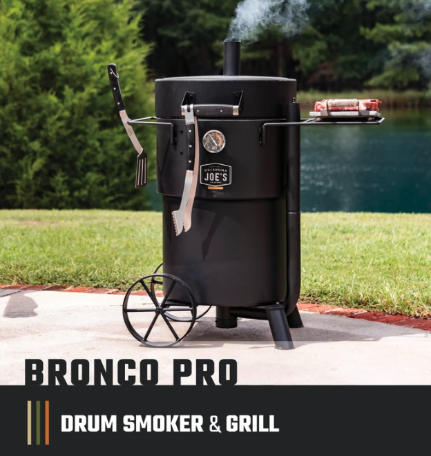 Oklahoma Joe's Bronco Pro Drum Smoker image — photo 2