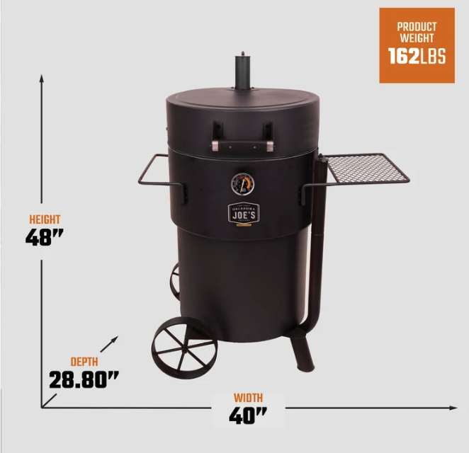 Oklahoma Joe's Bronco Pro Drum Smoker image — photo 5