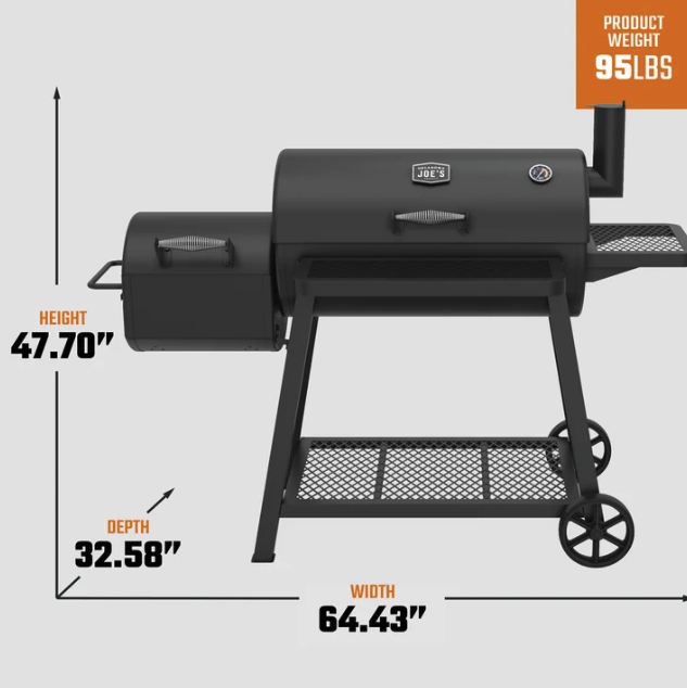 Oklahoma Joe's Laredo Series 1100 Offset Smoker image — photo 4