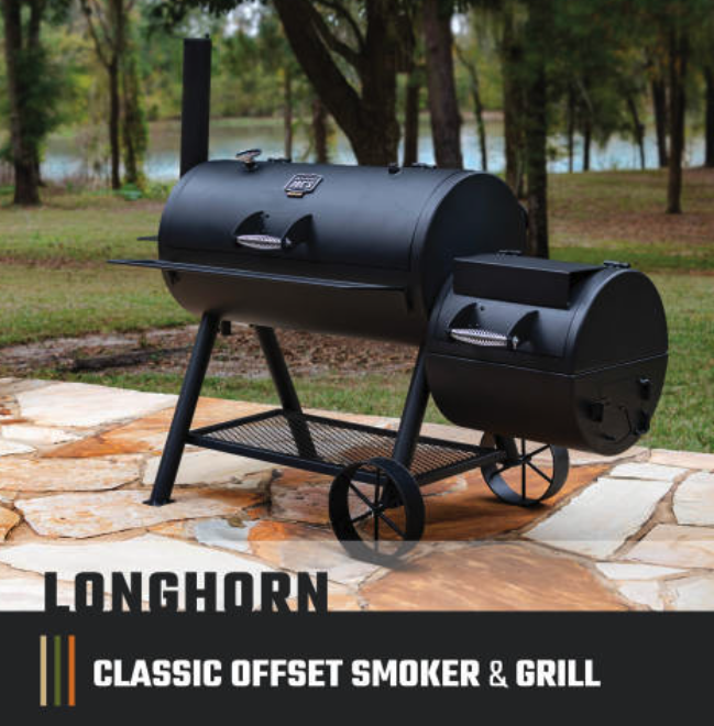Oklahoma Joe's Longhorn Classic Offset Smoker & Grill image — photo 2