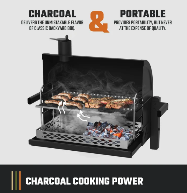 Oklahoma Joe's Rambler Portable Tabletop Charcoal Grill image — photo 3