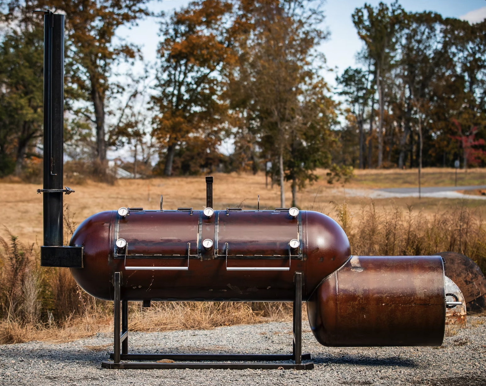 Primitive Pits 250 Gallon Offset Smoker image — photo 2